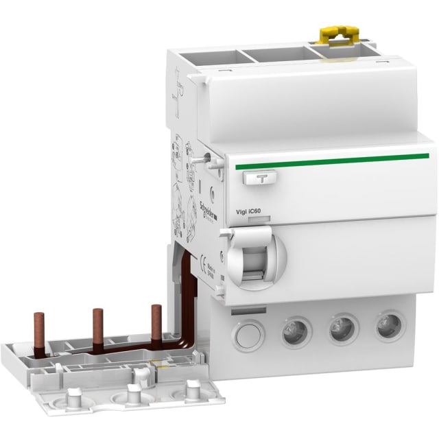 Schneider Distribution - bloc différentiel Vigi iC60 3P 63 A 300 mA type A - A9V24363 Schneider Distribution - bloc différentiel Vigi iC60 3P 63 A 300 mA type A - A9V24363
