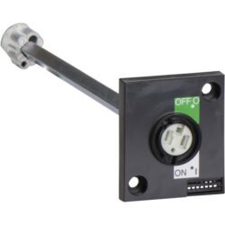 Schneider Distribution - commande rotative latérale droite INS 40...160 - poignée noire - 28943