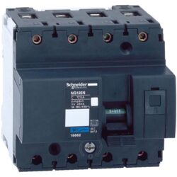 Schneider Distribution - disjoncteur modulaire Multi 9 - NG125N - 4 pôles - 100 A - courbe C - 18660