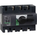 Schneider Distribution - interpact INS 160 3P avec poignée noire - 28912
