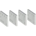 Schneider Distribution - jeu de 4 plages complém. pour racc. par câbles pour NS800 - NS1600N/H/L - NT800 - 33645