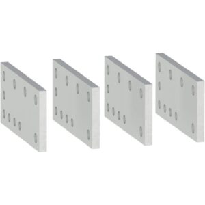 Schneider Distribution - jeu de 4 plages complém. pour racc. par câbles pour NS800 - NS1600N/H/L - NT800 - 33645