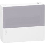 Schneider Distribution - mini boîtier en saillie Pragma - 1 x 12 modules - porte translucide - MIP11112T