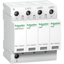 Schneider Distribution - parafoudre modulaire iPRD20r - 3P + N - 350V - avec transfert à distance - A9L20601