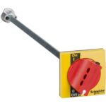 Schneider Distribution - poignée rotative avant INS 40-160 - poignée rouge - LV428942