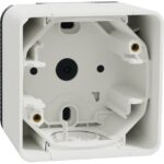 Schneider Residential - Mureva Styl - Boîte 1 poste - saillie - IP55 - IK08 - blanc - MUR39911