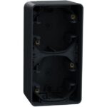 Schneider Residential - Mureva Styl - Boîte 2 postes verticale - saillie - IP55 - IK08 - gris - MUR37912