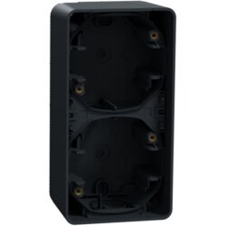 Schneider Residential - Mureva Styl - Boîte 2 postes verticale - saillie - IP55 - IK08 - gris - MUR37912