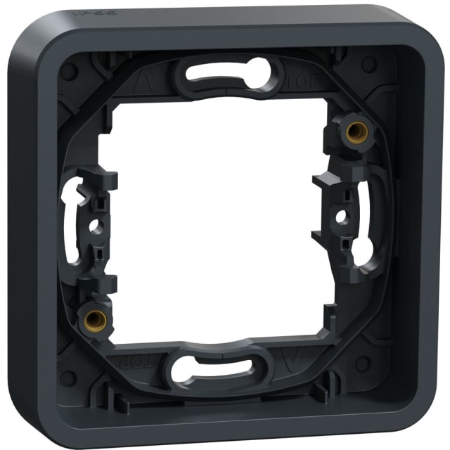 Schneider Residential - Mureva Styl - Cadre 1 poste - encastré - IP55 - IK08 - gris - MUR34107 Schneider Residential - Mureva Styl - Cadre 1 poste - encastré - IP55 - IK08 - gris - MUR34107