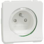 Schneider Residential - Mureva Styl - Prise courant 2P+T - composable - IP55 IK08 - connex auto - blanc - MUR39133