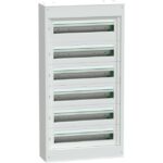 Schneider Residential - PrismaSeT S - Coffret modulaire - 6x24 modules - sans porte - blanc - LVSST624