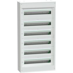 Schneider Residential - PrismaSeT S - Coffret modulaire - 6x24 modules - sans porte - blanc - LVSST624