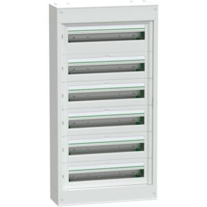 Schneider Residential - PrismaSeT S - Coffret modulaire - 6x24 modules - sans porte - blanc - LVSST624