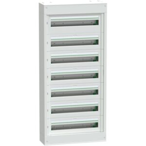 Schneider Residential - PrismaSeT S - Coffret modulaire - 7x24 modules - sans porte - blanc - LVSST724