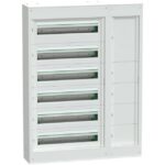 Schneider Residential - PrismaSeT S - Coffret modulaire avec gaine - 6x24 modules - sans porte - blanc - LVSSD624