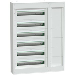 Schneider Residential - PrismaSeT S - Coffret modulaire avec gaine - 6x24 modules - sans porte - blanc - LVSSD624