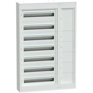 Schneider Residential - PrismaSeT S - Coffret modulaire avec gaine - 7x24 modules - sans porte - blanc - LVSSD724