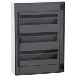 Schneider Residential - PrismaSeT XS Coffret 3 rangées 18M avec porte transparente - LVSXM318