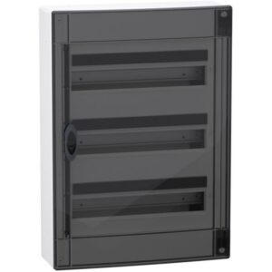 Schneider Residential - PrismaSeT XS Coffret 3 rangées 18M avec porte transparente - LVSXM318