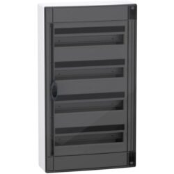 Schneider Residential - PrismaSeT XS Coffret 4 rangées 18M avec porte transparente - LVSXM418