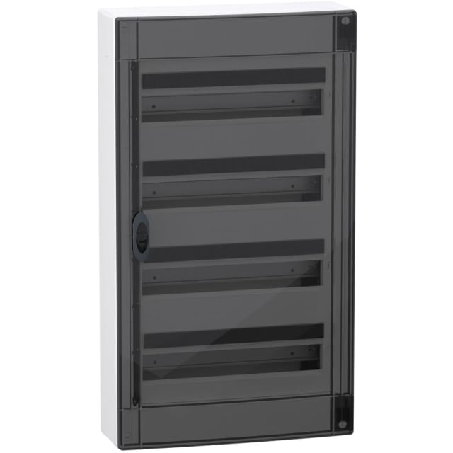 Schneider Residential - PrismaSeT XS Coffret 4 rangées 18M avec porte transparente - LVSXM418 Schneider Residential - PrismaSeT XS Coffret 4 rangées 18M avec porte transparente - LVSXM418