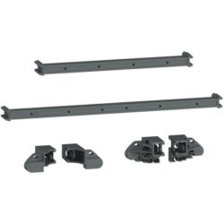 Détails visibles de Support de bornier noir pour coffret 13 ou 18 modules pour Accessoires pour bornes de tableau