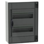 Schneider Residential - PrismaSeT XS - coffret en saillie - 2 rangées - 13M -porte transparente - blanc - LVSXM213