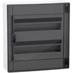 Schneider Residential - PrismaSeT XS - coffret en saillie - 2 rangées - 18M - porte transparente - blanc - LVSXM218