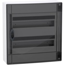 Schneider Residential - PrismaSeT XS - coffret en saillie - 2 rangées - 18M - porte transparente - blanc - LVSXM218