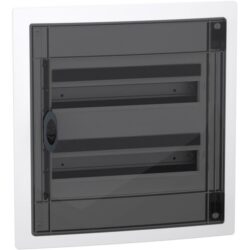 Schneider Residential - PrismaSeT XS - coffret encastré - 2 rangées - 18M - porte transparente - 850°C - LVSXH218