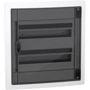 Schneider Residential - PrismaSeT XS - coffret encastré - 2 rangées - 18M - porte transparente - 850°C - LVSXH218