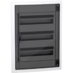 Schneider Residential - PrismaSeT XS - coffret encastré - 3 rangées - 18M - porte transparente - 850°C - LVSXH318