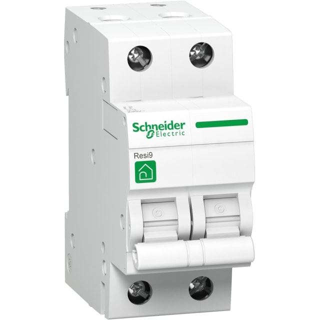 Schneider Residential - RESI9 disjoncteur 2P 40A C 3kA - R9F64240 Schneider Residential - RESI9 disjoncteur 2P 40A C 3kA - R9F64240
