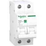 Schneider Residential - RESI9 disjoncteur 2P 6A C 3kA - R9F64206