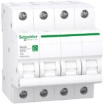 Schneider Residential - RESI9 disjoncteur 4P 6A C 3kA - R9F64406