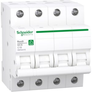 Schneider Residential - Resi9 XB disjoncteur miniature 4P 16A 3kA - R9F64416