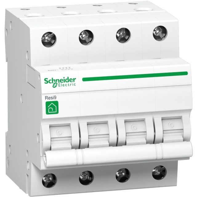 Schneider Residential - Resi9 XB disjoncteur miniature 4P 32A 3kA - R9F64432 Schneider Residential - Resi9 XB disjoncteur miniature 4P 32A 3kA - R9F64432