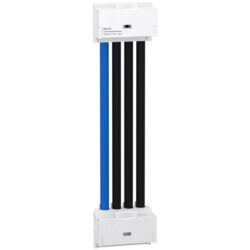 Schneider Residential - Resi9 XE - Répartiteur vertical connecteur par le haut et le bas 3P+N - R9XEV7CN