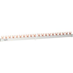Détails visibles de Peigne à fourche horizontal 2P 57 modules pour Peignes d’alimentation horizontaux