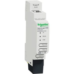 Schneider Residential - Router IP KNX SpaceLogic pour rail DIN 1M (18mm) - MTN6500-0103