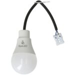 Schurrer - Socket chantier LED 9W 2700K avec câble - WWTD-Apaled-27