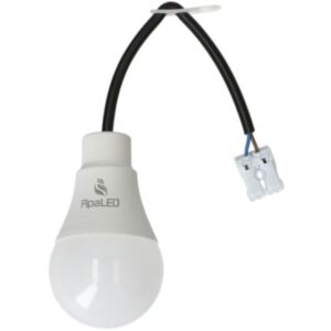 Douille chantier LED 9W 2700K avec câble et connecteur blanc