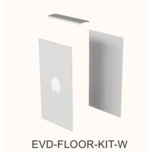 Smappee - EV Dual Base plate kit White - EVD-FLOOR-KIT-W