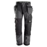 Snickers Workwear - FlexiWork Pantalon+ de travail avec poches holster, gris acier, taille 46 - 69025804046 – Image 4