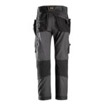 Snickers Workwear - FlexiWork Pantalon+ de travail avec poches holster, gris acier, taille 46 - 69025804046 – Image 6
