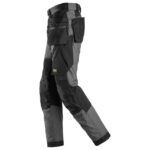 Snickers Workwear - FlexiWork Pantalon+ de travail avec poches holster, gris acier, taille 46 - 69025804046 – Image 8