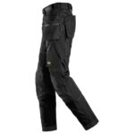 Snickers Workwear - FlexiWork Pantalon+ de travail avec poches holster, noir, taille 46 - 69020404046 – Image 4