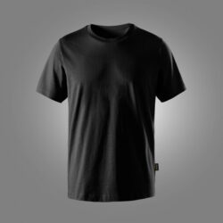 T-shirt classique noir taille L, configuration visible