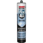 Soudal - Mastic colle hybride Fix ALL Crystal - cartouche 290ml - 110980