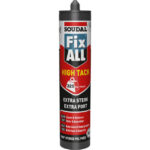Soudal - Mastic colle hybride Fix ALL High Tack - Blanc cartouche 290ml - 100268